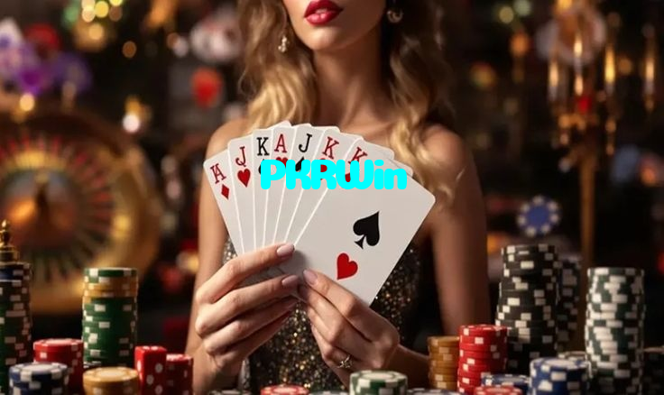 PKRWin casino presented on mobile device in Pakistan with slots and live games